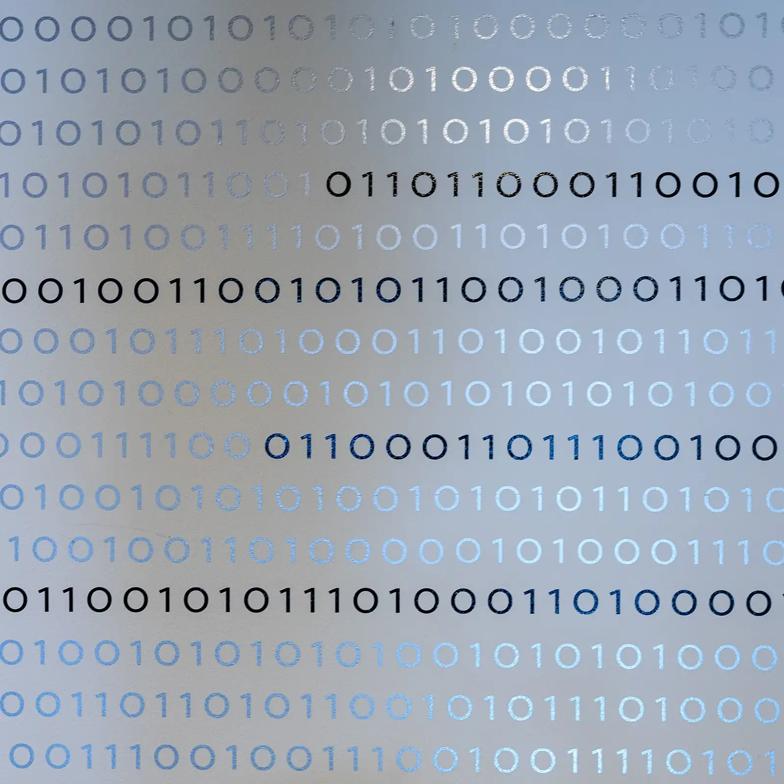 Binary Code Wall