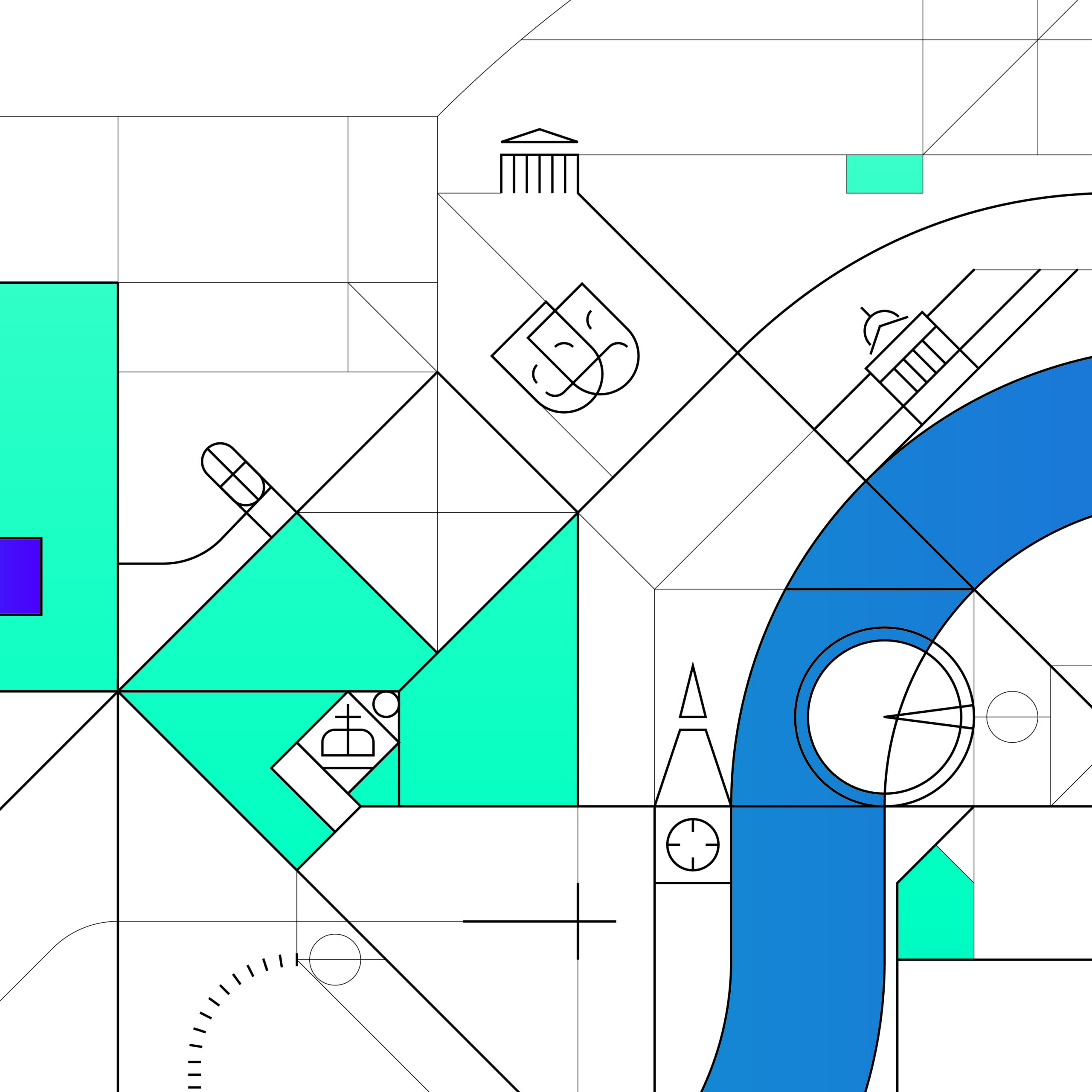 Reception Wall Graphic